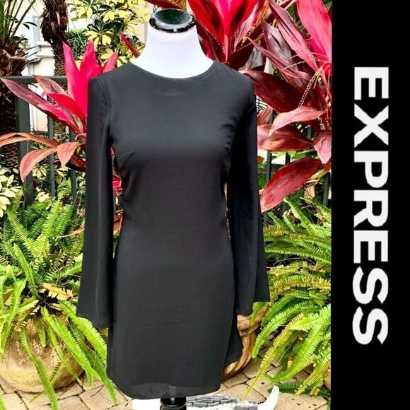 ✨NWOT✨ Express Open Back Mini Dress - Picture 1 of 6